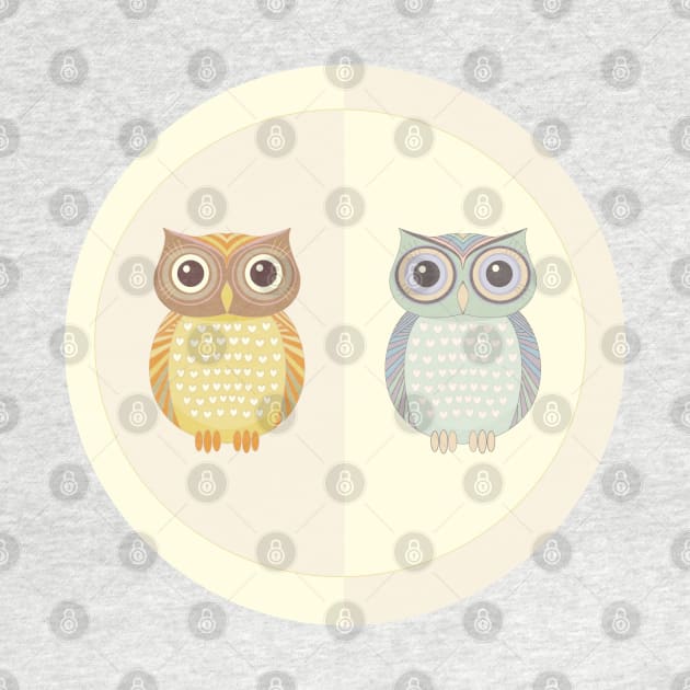 Two Owls by JeanGregoryEvans1